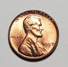 1957 P LINCOLN WHEAT PENNY UNC #C10613
