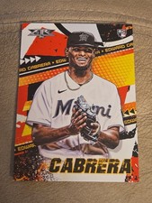 Edward Cabrera 2022 Topps Fire Rookie Card #44 Marlins RC. rookie card picture