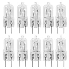 10 Pack-G8 20Watt 120V Halogen Light Bulbs T4 JCD Type 120V Bi-Pin Base Short...
