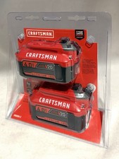 Craftsman CMCB204-2 V20 20V 4.0AH Lithium Ion Batteries (2 Pack) ** BRAND NEW **