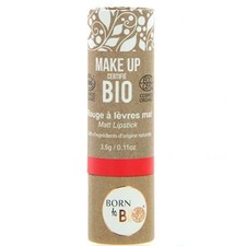 Born to bio - Rouge à lèvres Mat bio - N°4 Rouge corail