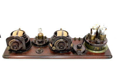 ATWATER KENT 4445 MODEL 9 MERRILL BANCROFT COLLECTION ANTIQUE RADIO + GOOD BBTT