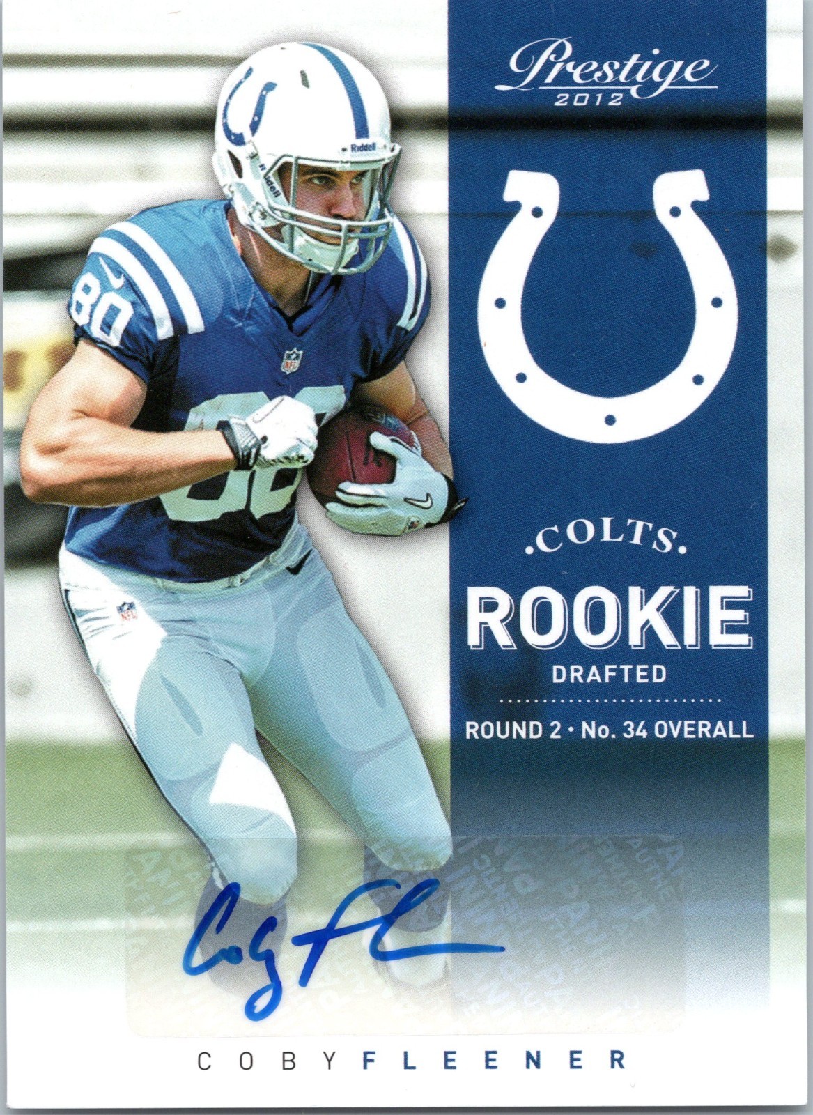 Coby Fleener Panini Prestige #264 Autograph