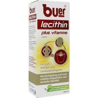 BUER LECITHIN Plus Vitamine flüssig, 500 ml PZN 03129102