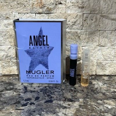 Mugler Angel Elixir X2 & Alien Goddess Eau de Parfum Sample Sprays .04oz, 1.2ml