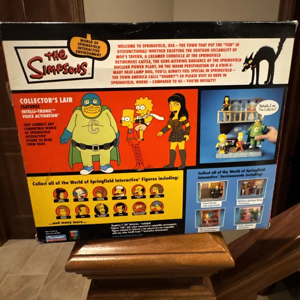 Exclusivo juego de caja de guarida de coleccionista Treehouse of Horror de Los Simpson * TOTALMENTE NUEVO Foto 2 de 4