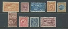 New Zealand 1902-07  1 1/2d to 9d mint o.g. hinged
