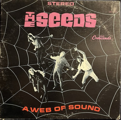 #ad The Seeds A Web Of Sound LP Vinyl Album Stereo Garage Rock Sky Saxon 1966 $25.00