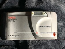 8pc Bundle Olympus Camedia D-360L 1.3 Megapixel Digital Camera TESTED