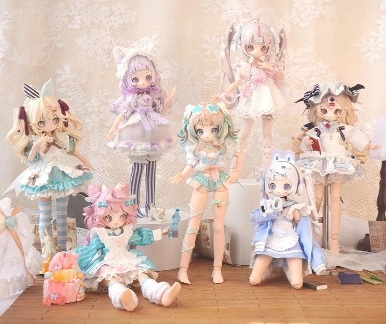 Authentic Sugary Girls Series 16cm/6.3in Mjd Bjd Doll Action