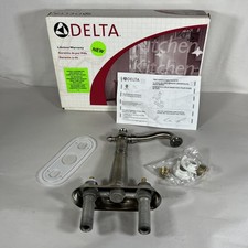 Delta 2155-SSLHP-Victorian Two Handle Waterfalls Bar/Prep Faucet - No Handles