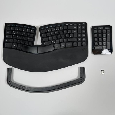 Microsoft Sculpt Ergonomic Desktop Wireless Keyboard and Mouse Combo for PC/Mac
