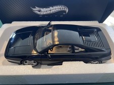 1:18 Scale Hot wheels Elite Ferrari F355 Berlinetta Black