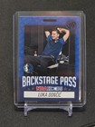 2020-21 Hoops Luka Doncic Dallas Mavericks Backstage Pass All Access VIP #1 KARTE
