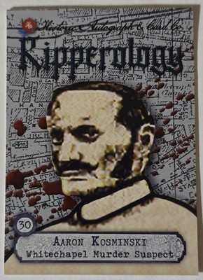 2024 Chaos 2 AARON KOSMINSKI Whitechapel Ripperology #30 Blue Chrome /90