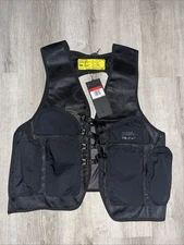 Nike NRG ISPA Tech Tactical Mesh Vest Mens Size L/XL Black DV1146-010 $175 NWT