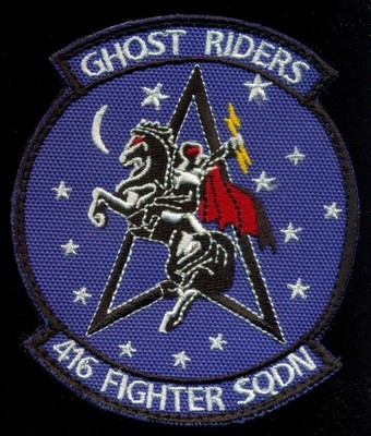 USAF 416th Fighter Squadron F-117 Patch K-15
