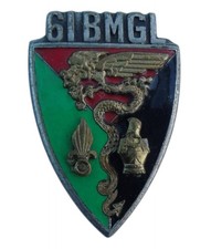 French Foreign Legion 61st Mixed Engineer Battalion Badge Brevet