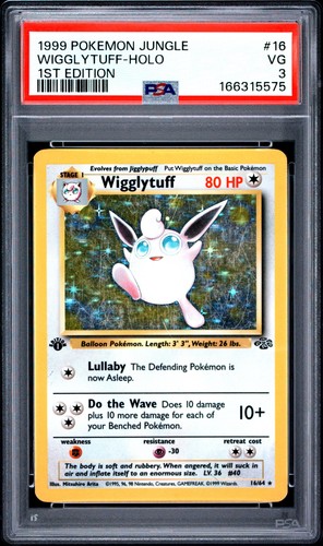 Wigglytuff (Unlimited) graded PSA 3 for sale on eBay