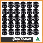 <!--F#f_0-->Ute Rope Buttons - Saint - S308B-T - 30 Pack - Bungee Boat Tarp Tonneau Knobs<!--F/-->