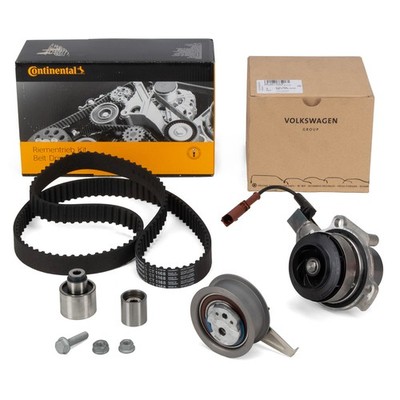 CONTI Zahnriemensatz + ORIGINAL Wasserpumpe für VW GOLF 7 PASSAT B8 1.6/2.0 TDI