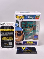 Patrick Warburton Signed Kronk #1033 Emperor's New Groove Funko w/ QUOTE + JSA