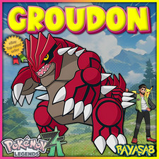 Groudon Legendary Pokemon Legends ZA Best Stats mega Home🌟