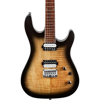 Cort KX Series Open Pore 6 String Electric Guitar Open Pore Raw Burst