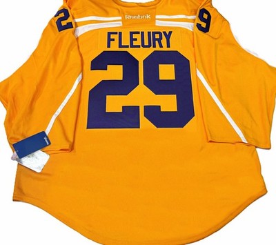 GOALIE CUT* MARC-ANDRE FLEURY PITTSBURGH PENGUINS 2008 WINTER