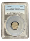 1856 O PCGS Genuine/EV. Damage AU Detail Liberty Seated Half Dime Low Pop