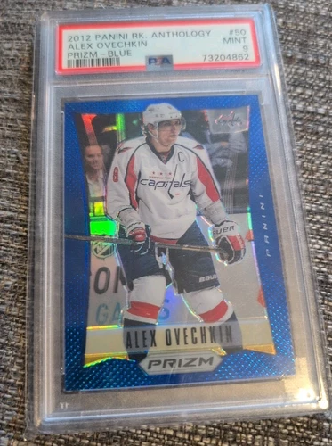 2012 Panini Rookie Anthology Alex Ovechkin 1st Year Prizm Blue /25 PSA 9