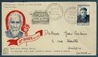 FRANCE 1954 FDC Famous French persons Dr. Roux Émile SG72X5
