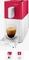 Cremesso Easy Capsule Espresso Machine 19 Bar 1450W 1L Tank Red/White