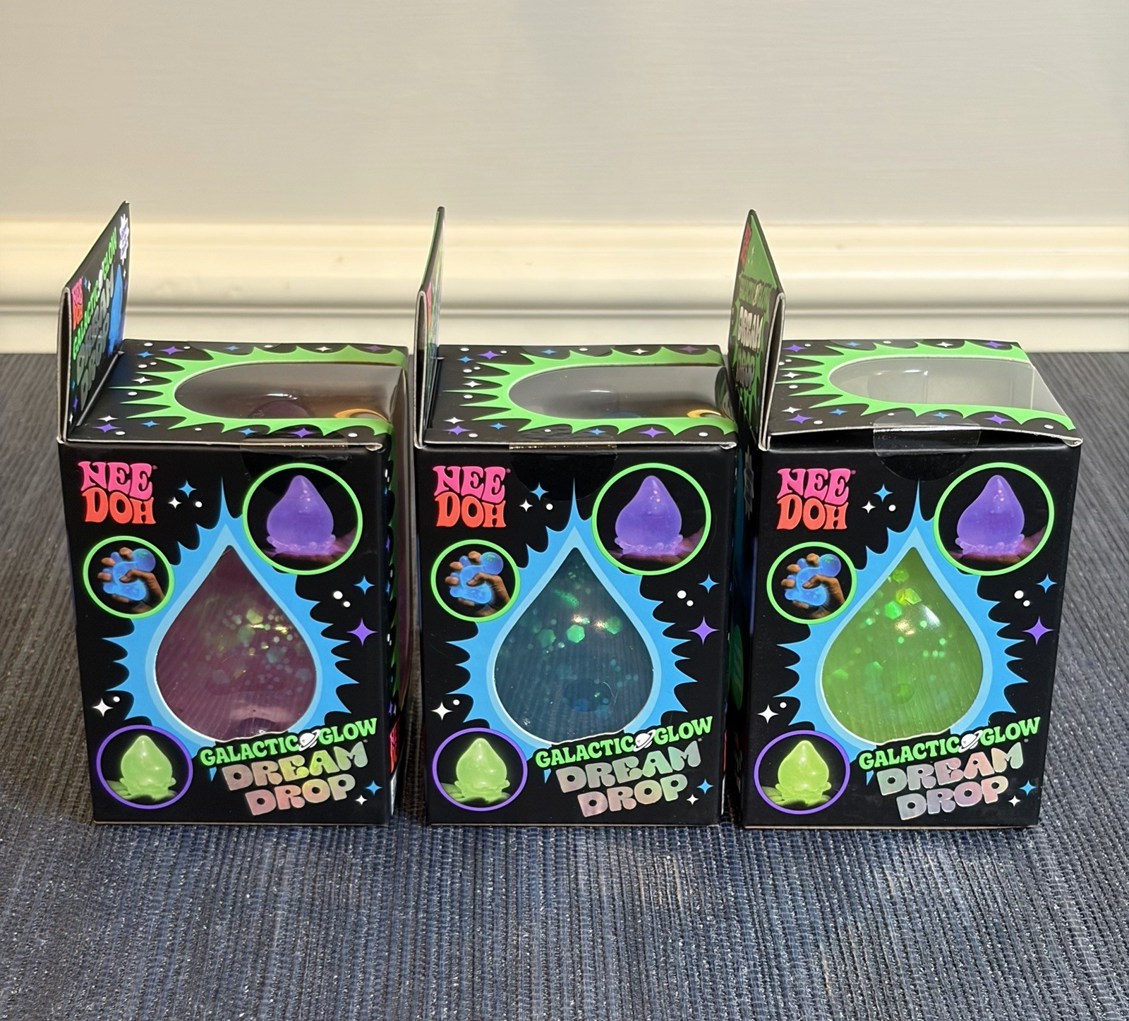 Rarest Gradient Needoh Galactic Glow Dream Drops EXTREMELY RARE AUTHENTIC Lot Of 3 NEW ...