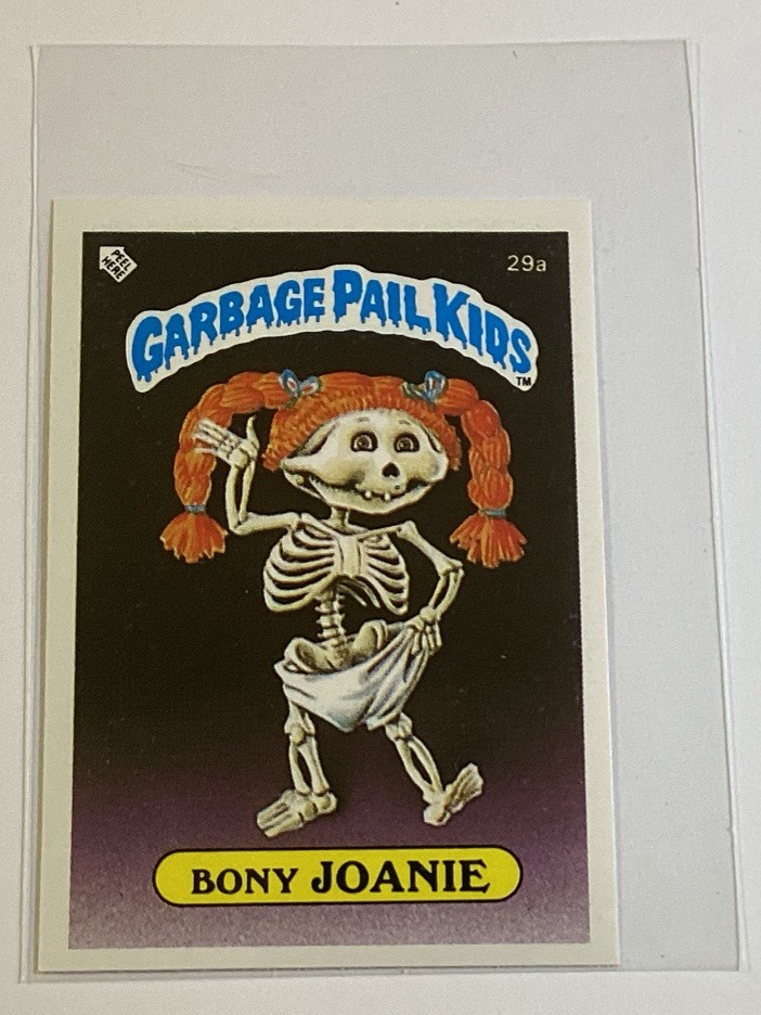 MINI 1985 Topps Garbage Pail Kids 1st Series 1 Matte  BONY JOANIE 29a Checklist