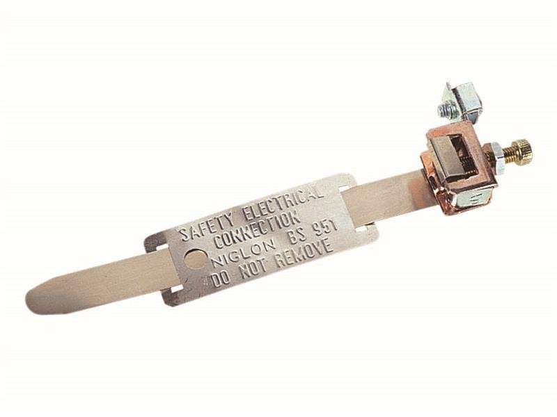 Dencon Adjustable Earth Bonding Clamp for Pipes 12-32mm Ø