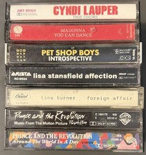 Cassette Tape 7 Used Tapes 80s 90s Pop Alternative