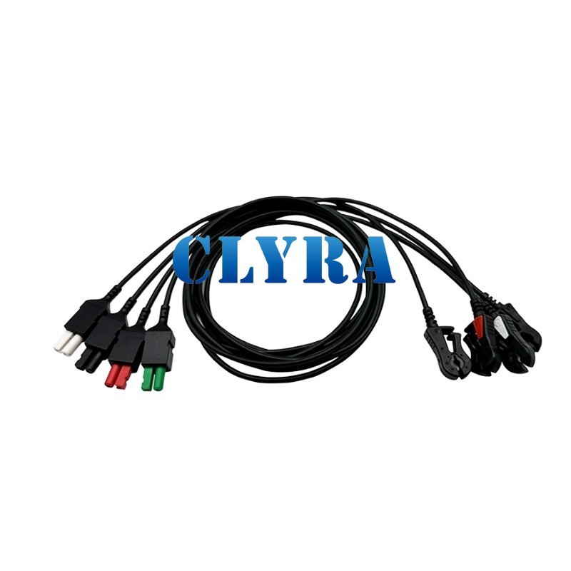 ECG Carbon (RT) Lead wires (Set of 4) Compatible IVY7800 7810