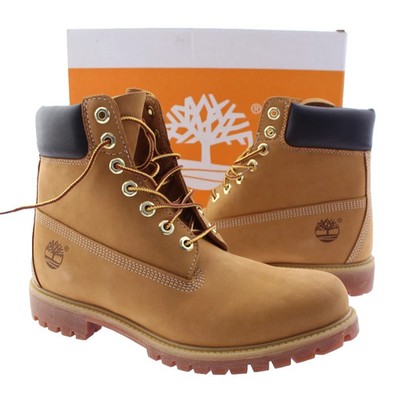 NEW / TIMBERLAND Men's 6-Inch PREMIUM Wheat Nubuck BOOT - TB010061-713 -