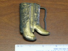 COWBOYS BOOTS BELT BUCKLE