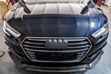 Lama CARBON Sottoparaurti Anteriore per Audi A4 B9 8W (2016-2018) SOLO SLINE