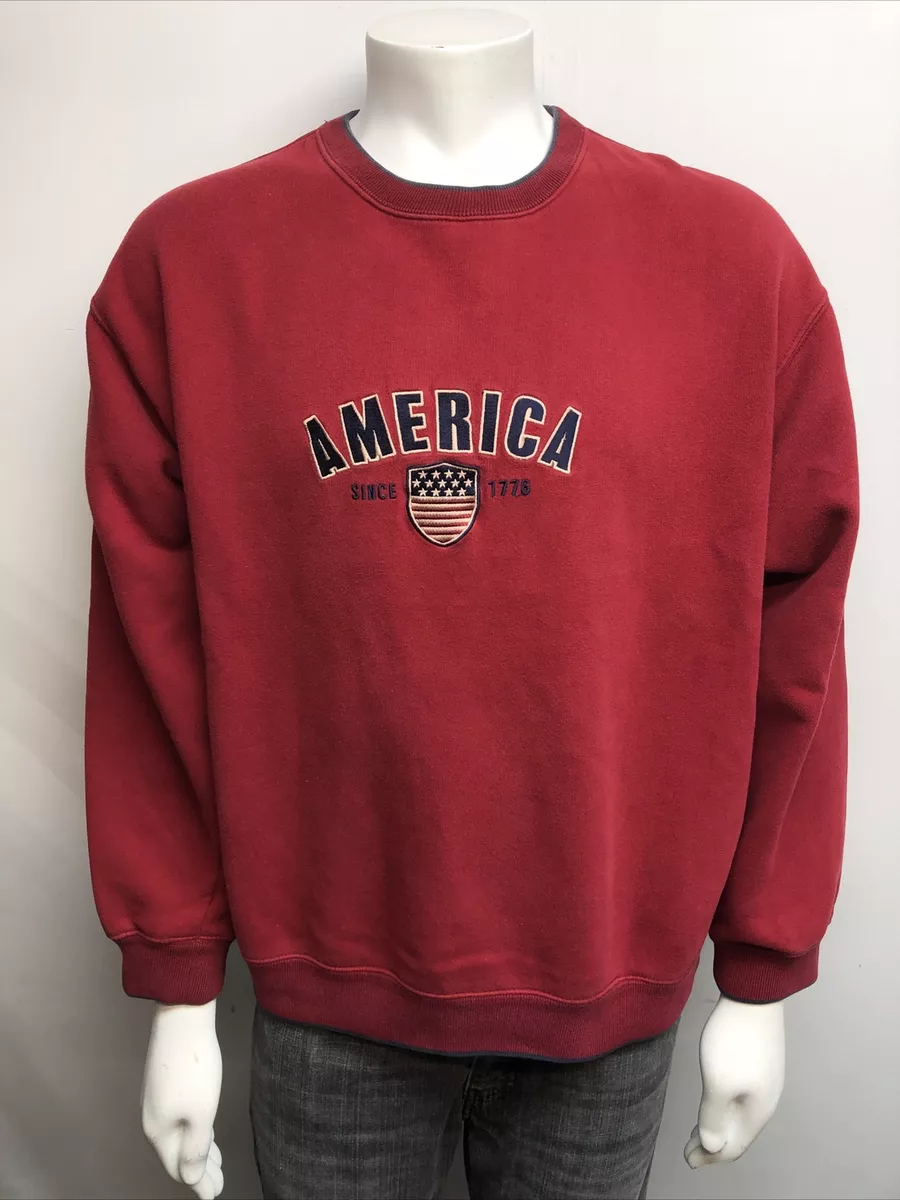 Vintage Croft And Barrow Heavyweight Crewneck America Sweatshirt