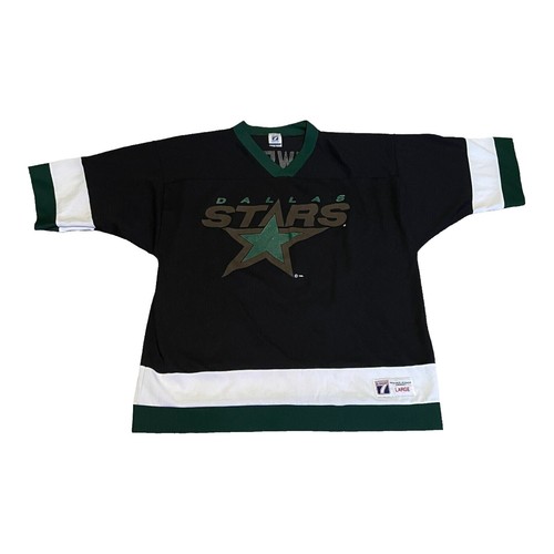 Maillot Hockey Vintage Dallas Stars Années 90 - Taille L - Marque Starter - Occasion