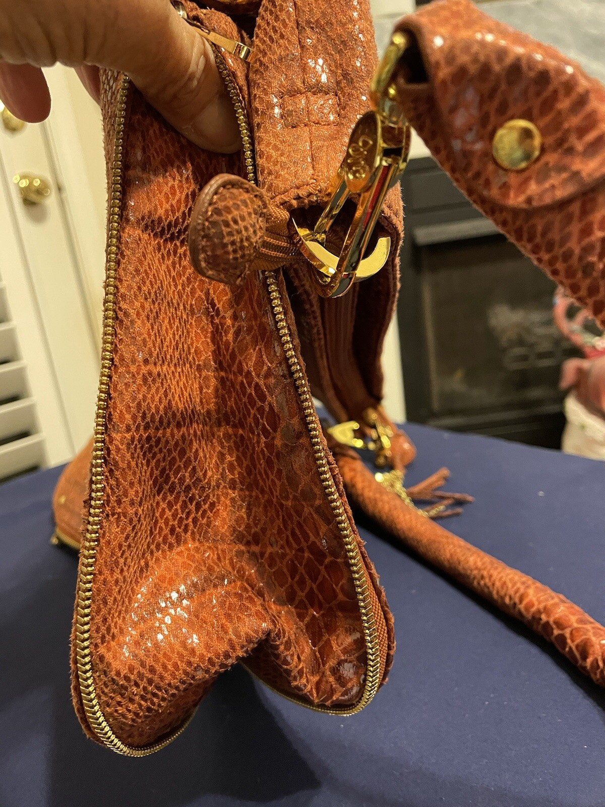 Joy Mangano Convertible Soft Snake Pattern Foldin… - image 6