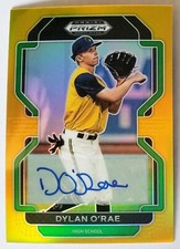 2022 Panini Prizm Draft Picks Dylan O'Rae GOLD BASE Auto 06/10 #PDP102