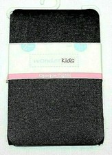 Wonderkids Toddler Girs' Black Opaque Tights 1 Pr ONLY  Size 0-6 Months