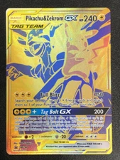 Pikachu & Zekrom GX Tag Team SM248 Promo Sun & Moon Pokemon 2021