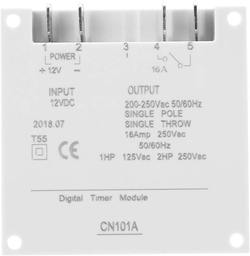 DC 12V Digital LCD Power Programmable Timer Time Switch Relay 16A Amps ...