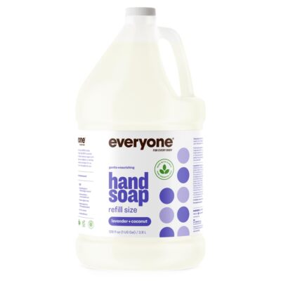 Everyone Liquid Hand Soap Refill, 1 Gallon, Lavender and Coconut, Plant-Based