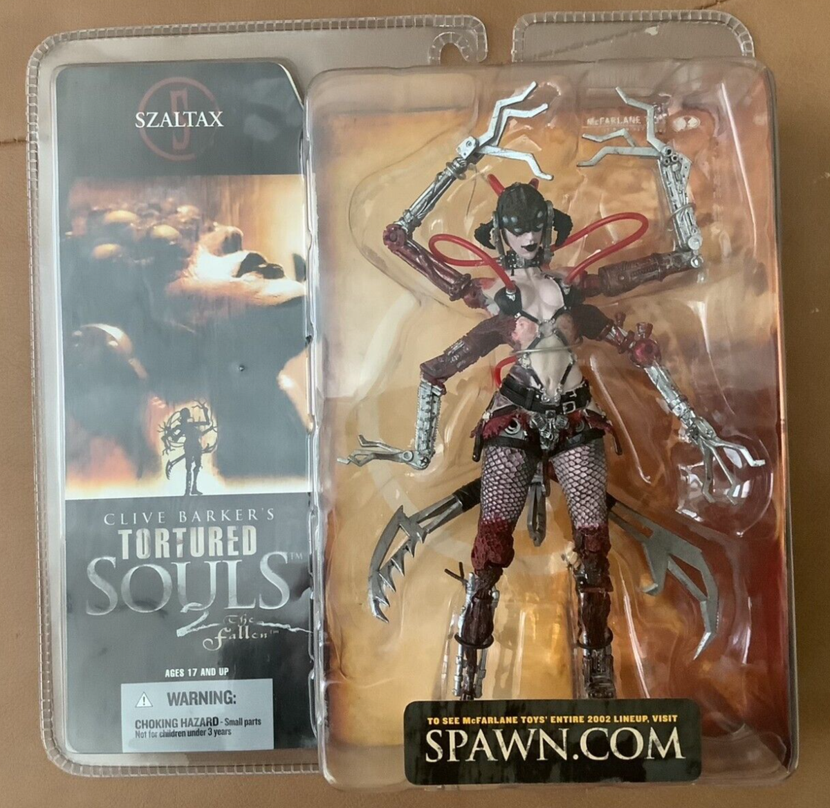 2002 McFarlane Toys Clive Barker's Tortured Souls 2 the Fallen